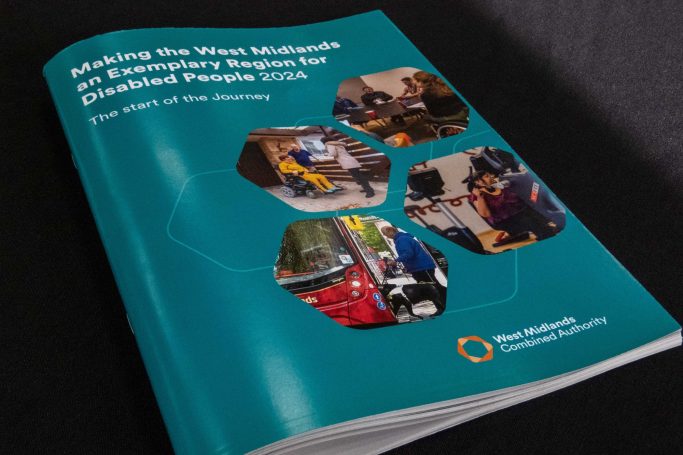 Front Cover of the Making the West Midlands an Exemplary Region for Disabled People Report