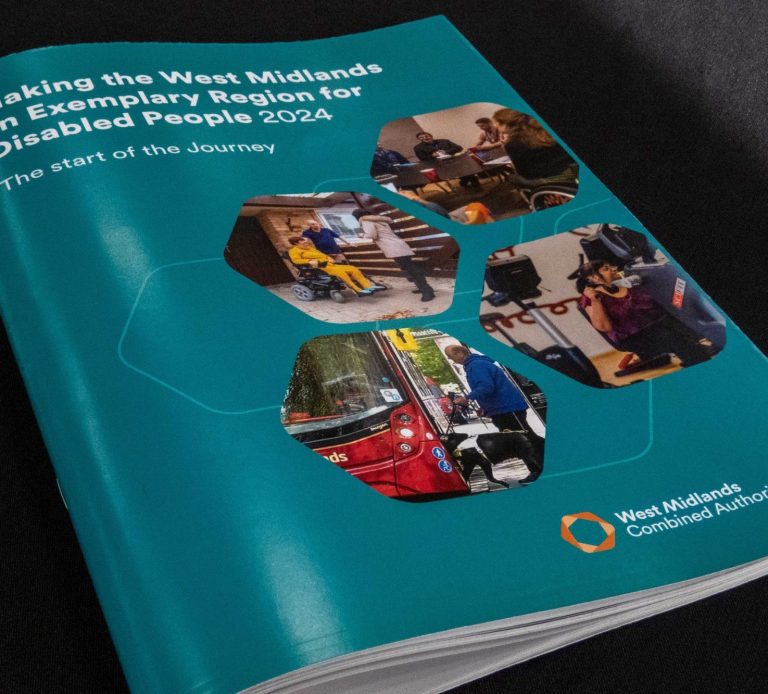 Making the West Midlands an Exemplary Region for Disabled People Report - Front Cover